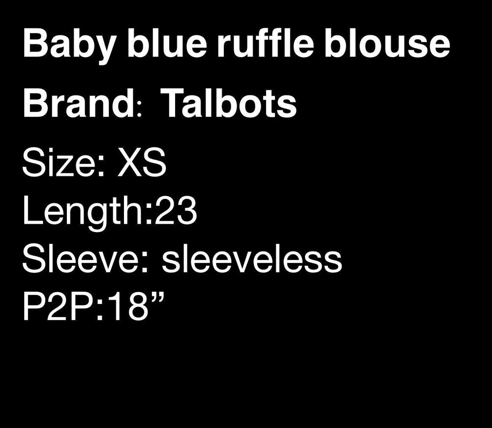 Talbots Blue and White Striped Blouse- Size XS - Picture 7 of 9